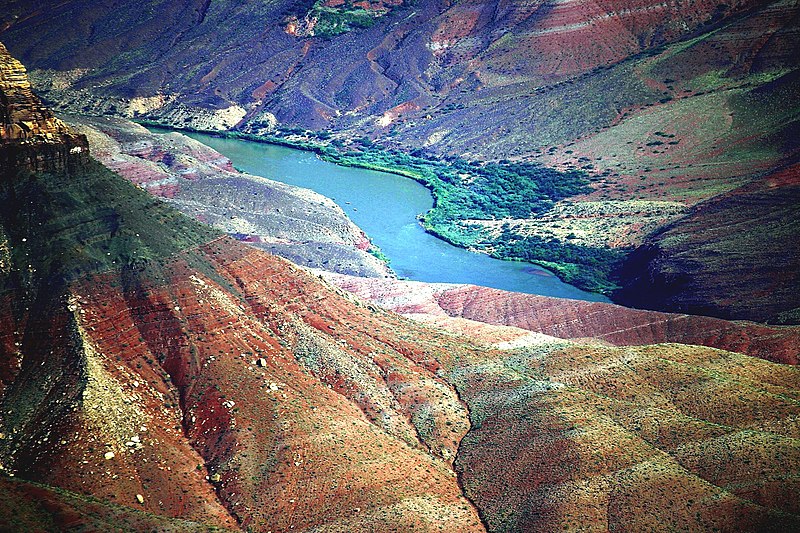 File:Colorado River (Grand Canyon, View from the Northern Rim).jpg