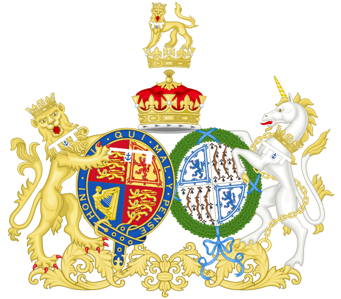 File:Combined Coat of Arms of Albert and Elizabeth, the Duke and Duchess of York.svg