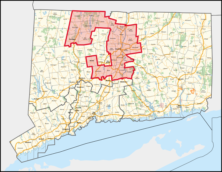 File:Connecticut's 1st congressional district (since 2023).svg