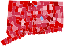 Connecticut Presidential Election Results 1924 by Municipality.svg