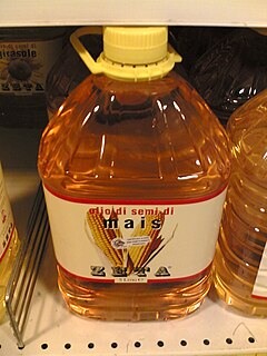 Corn oil Oil from the seeds of corn