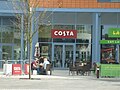 A Costa Coffee branch at Gunwharf Quays.