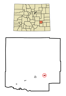 Crowley County Colorado Incorporated and Unincorporated areas Sugar City Highlighted.svg