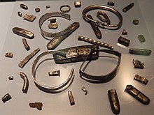 A selection in the Ashmolean Museum Cuerdale Hoard at the Ashmolean Museum (cropped).jpg