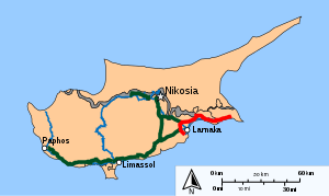 Course of the A 3