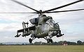 Czech Air Force modernized Mi-24V helicopter gunship
