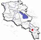 محل داستاکرت در ارمنستان