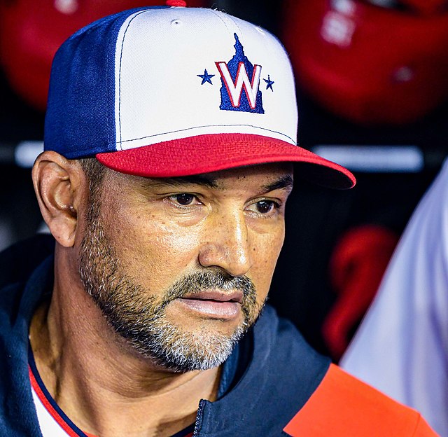 Martinez with the Nationals in 2022