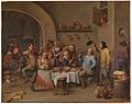『酒を飲む王様』（1634-1640年頃）プラド美術館