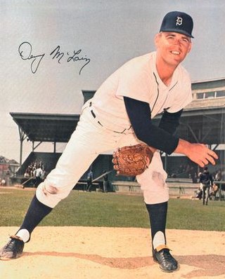 <span class="mw-page-title-main">Denny McLain</span> American baseball pitcher (born 1944)