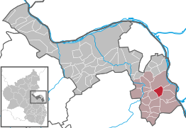 Kaart van Dexheim
