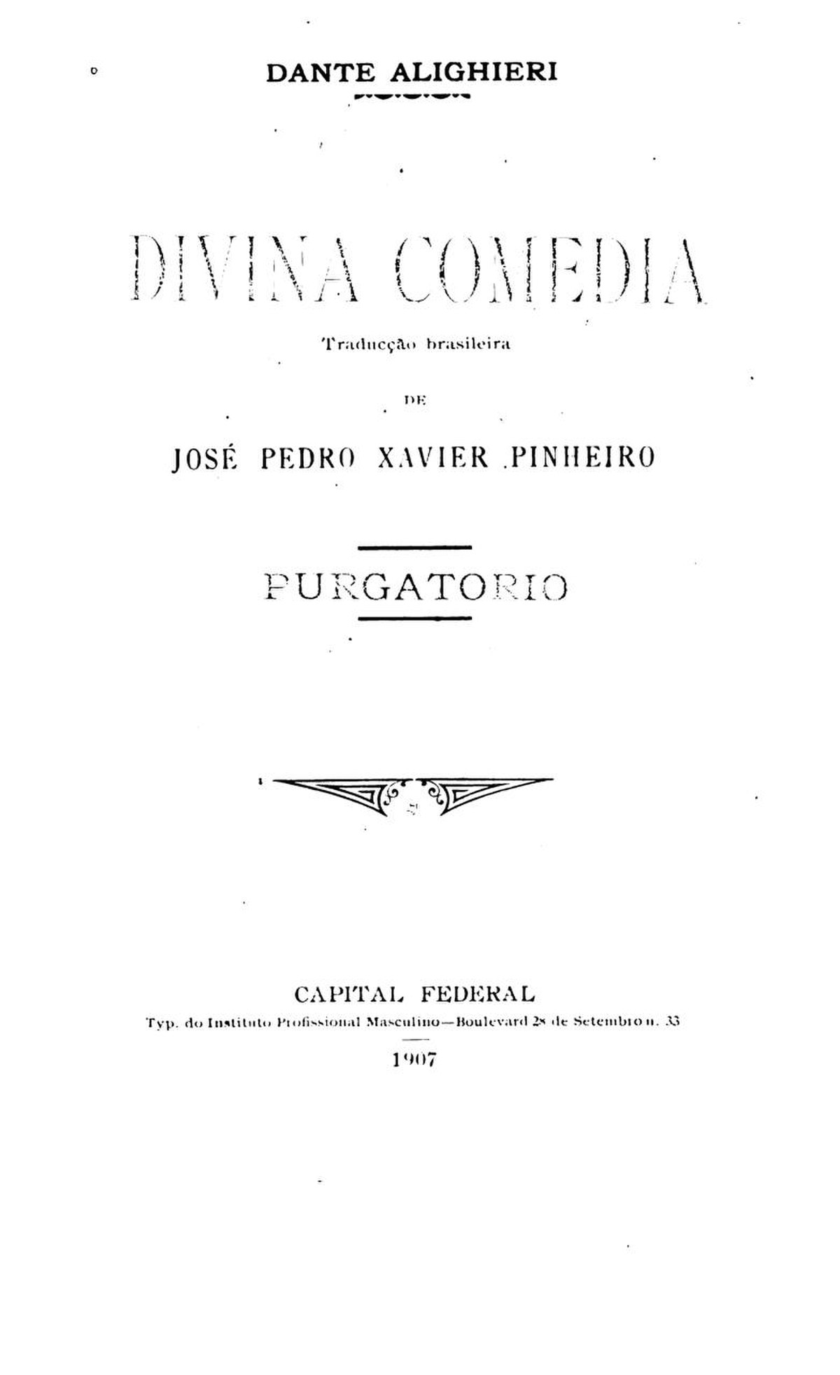 Inferno, de Dante Alighieri, PDF, Divina Comédia