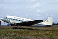 DC-3 Bretagne Air Service n° F-BYCU à Dinard en 1981.