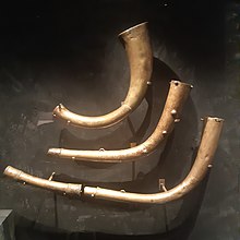 Three trumpets from the hoard in the British Museum Dowris Hoard (2).jpg