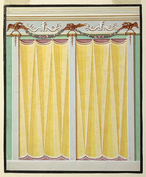 File:Drawing, Design for Painted Decoration of a Wall, 1825–40 (CH 18558621-2).jpg