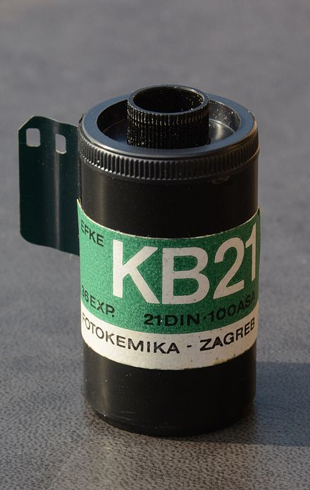 efke B&W film cartridge