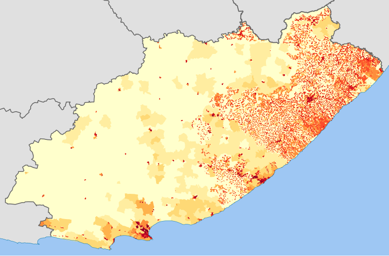 File:Eastern Cape 2011 population density map.svg