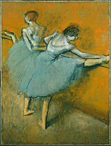 Edgar Degas, Dancers at The Bar, 1888, The Phillips Collection, واشینقتن، دی.سی.