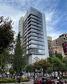 Headquarters of YPFB in La Paz, Bolivia's largest energy company. Edificio YPFB, La Paz.jpg