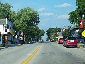 Centre-ville d'Elkhart Lake