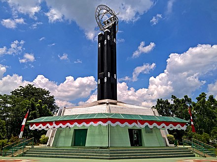 Tugu Khatulistiwa, the equator monument in Pontianak