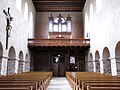 Central nave, looking to the entrance