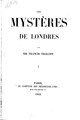 Les Mystères de Londres, t. 1, 370 p.