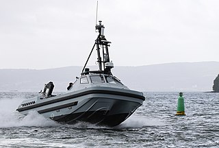 Unmanned surface vehicle Vehicle that operates on the surface of the water without a crew