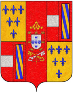 manteau des bras Farnese comme duc de Parma.png
