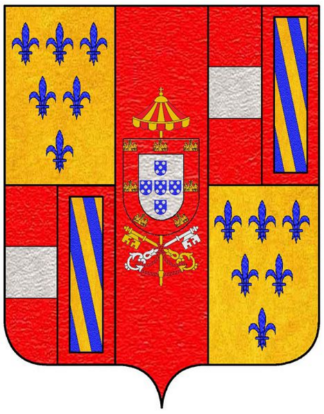 File:Farnese coat of arms as Duke of Parma.png