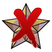 File:Featured article star - cross.svg