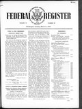 Thumbnail for File:Federal Register 1947-03-11- Vol 12 Iss 49 (IA sim federal-register-find 1947-03-11 12 49).pdf