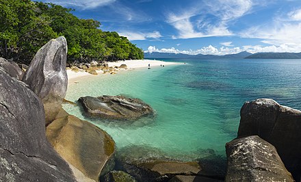 Fitzroy Island, one of 600 islands within the main archipelago of the Great Barrier Reef