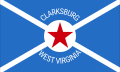 Flag of Clarksburg, West Virginia (2022).svg
