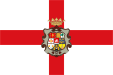 Flag of Huesca Province, Aragon, Spain