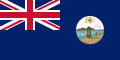 This is the SVG vector image of the flag and government ensign of the British Leeward Islands from 1952 to 1958. It is recommended to create a new SVG vector image based on this SVG. Just change the background color from blue to the same red as the Union Flag in the upper left corner. In addition, the black edge around the round badge should be removed.