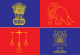 Flag of the President of India (1950–1971).svg