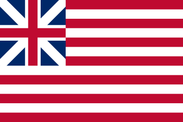 The Grand Union Flag(aka the "Continental Colors")