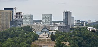 <span class="mw-page-title-main">Kirchberg, Luxembourg</span> Quarter in Luxembourg City, Luxembourg