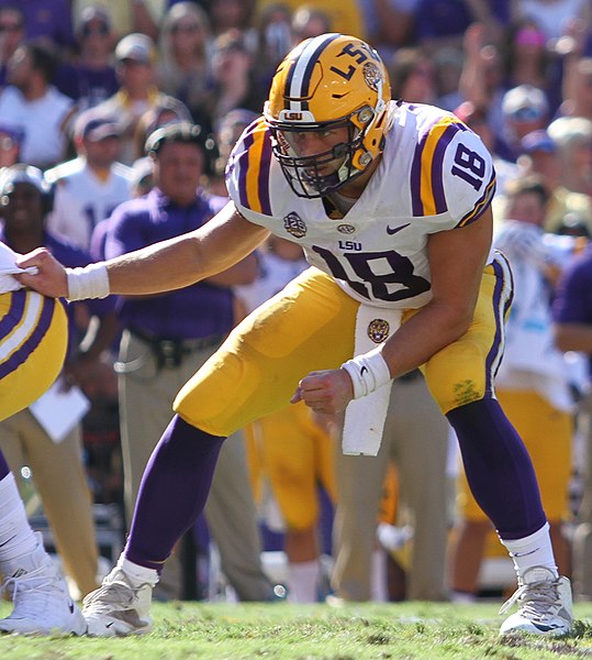 File:Foster Moreau LSU-UGA 2018 (cropped).jpg