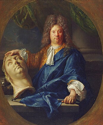 Portrait d'Antoine Coysevox (1701), Minneapolis Institute of Art.
