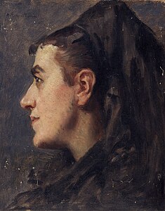 Femme espagnole (étude), musée des Beaux-Arts de Gand.