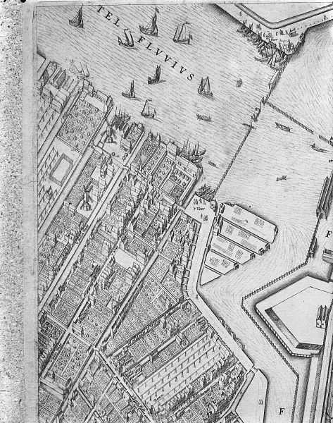 File:Gedeelte van kaart Balthasar Florisz. (1625) tekening in bezit van Gemeente Archief Amsterdam - Amsterdam - 20010863 - RCE.jpg