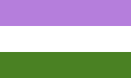 A Genderqueer identitás zászlaja