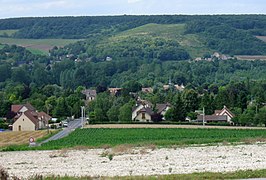 Gezicht op Gommecourt