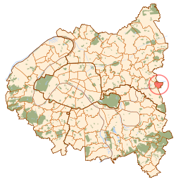 Kart over Gournay-sur-Marne