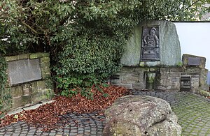 Das Grinkenschmied-Denkmal am Wuppertplatz