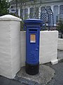 Alter Postbriefkasten Elisabeth II auf Guernsey, 2009