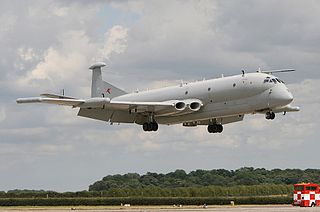 <span class="mw-page-title-main">Hawker Siddeley Nimrod R1</span> Type of aircraft