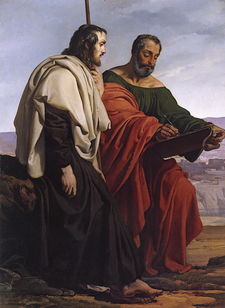 File:Hayez, Gli apostoli Giacomo e Filippo in viaggio per le loro predicazioni, 1825 - 1827.png